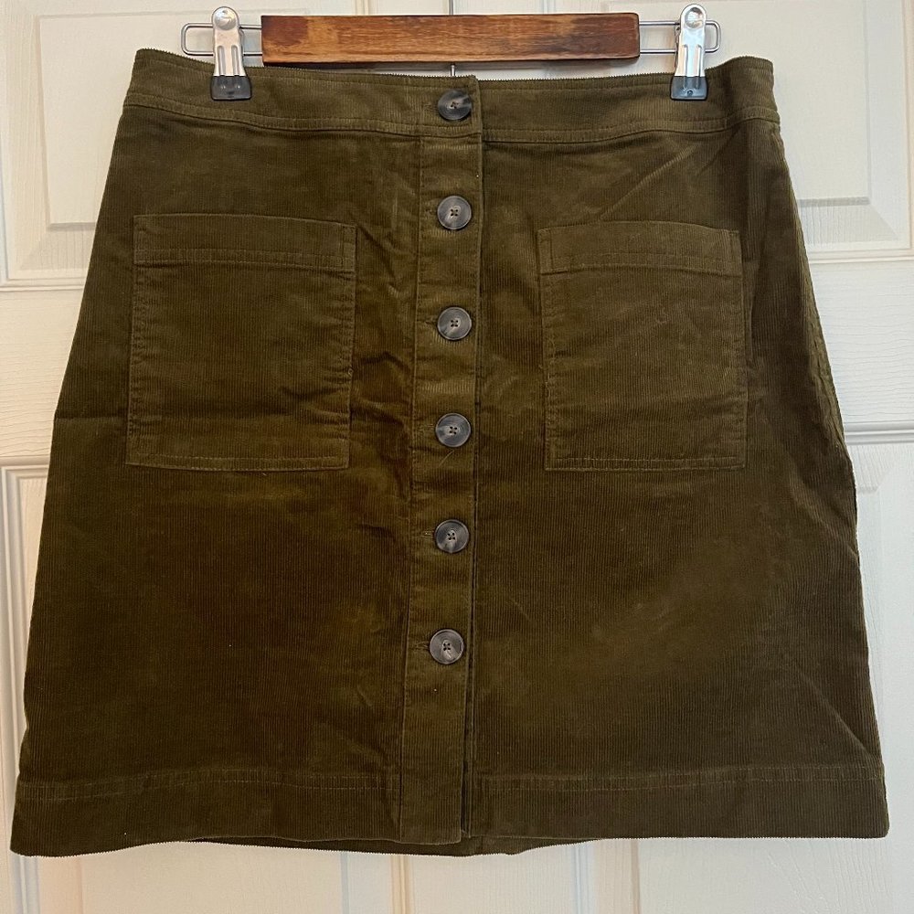 Cremieux corduroy skirt